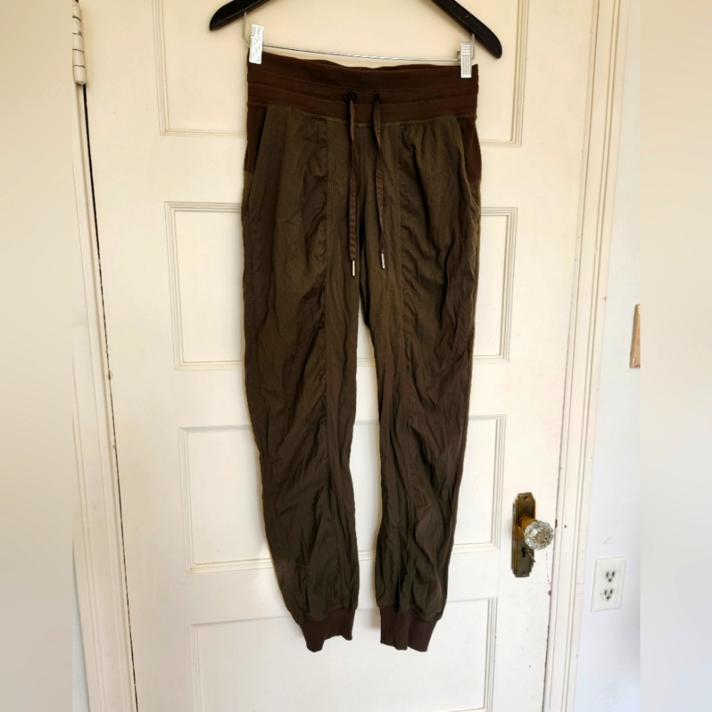 Lululemon Dance Studio Jogger Pants Dark Olive Green Size 4